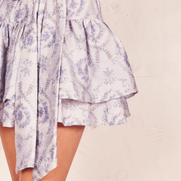 Loveshackfancy Bow Pearla Dress Blue Haze Revolve - Picture 4 of 8